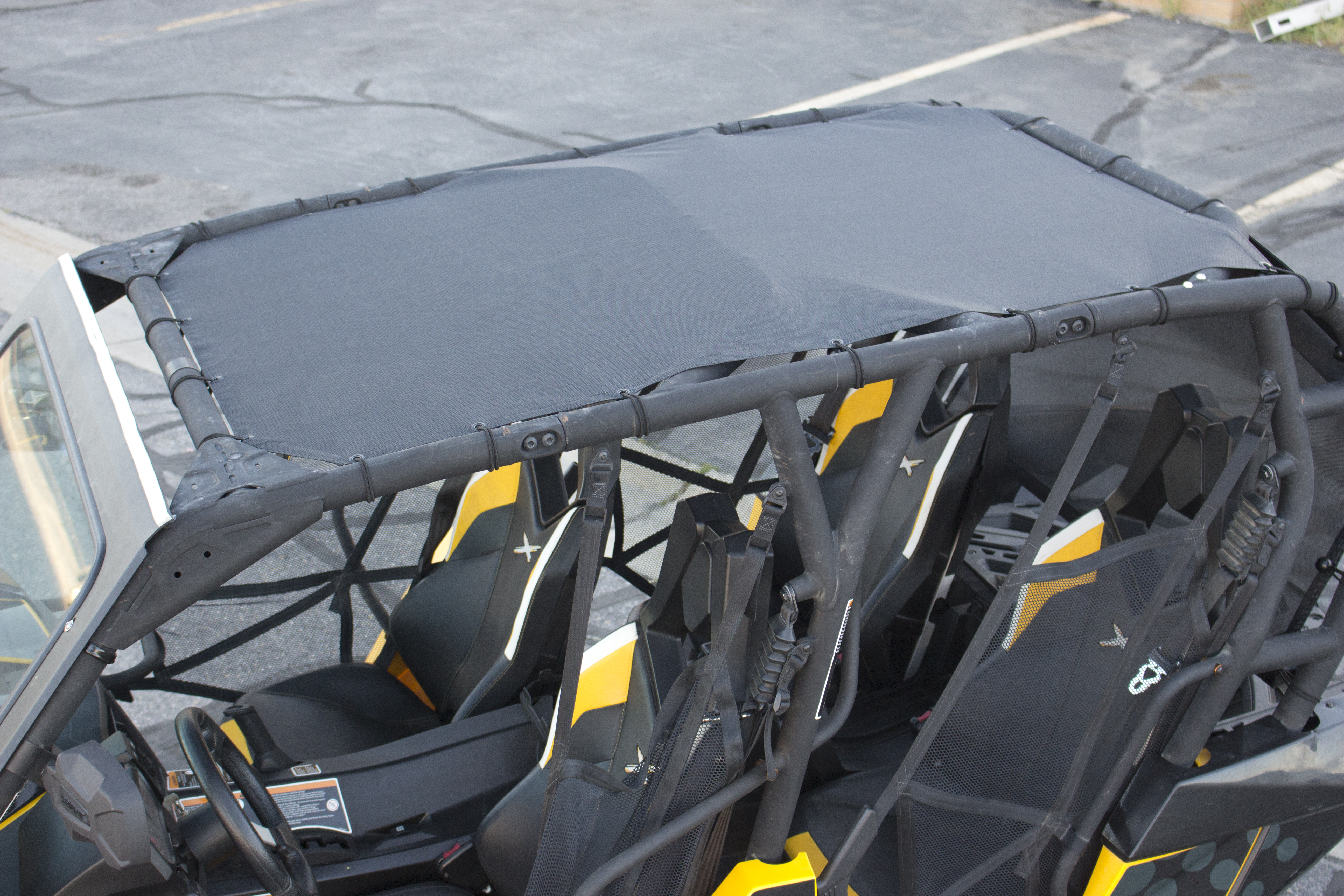 Shade Roof - CanAm Commander Max - 4 Door - Black - Image 4